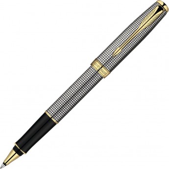 Ручка-роллер PARKER SONNET STERLING SILVER CISELE GT, F Ручка-роллер PARKER SONNET STERLING SILVER CISELE GT, F